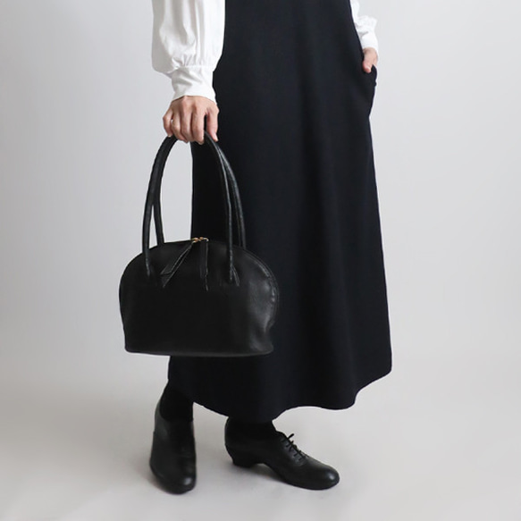 新作　上質シュリンク　PUレザー　トートバッグ　ハンド　鞄　肩掛け　ブラック　フォーマル　卒業式　卒園式　P94B 13枚目の画像