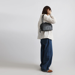 新作　上質シュリンク　PUレザー　トートバッグ　ハンド　鞄　肩掛け　ブラック　フォーマル　卒業式　卒園式　P94B 12枚目の画像