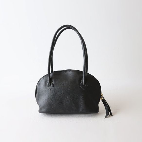 新作　上質シュリンク　PUレザー　トートバッグ　ハンド　鞄　肩掛け　ブラック　フォーマル　卒業式　卒園式　P94B 15枚目の画像