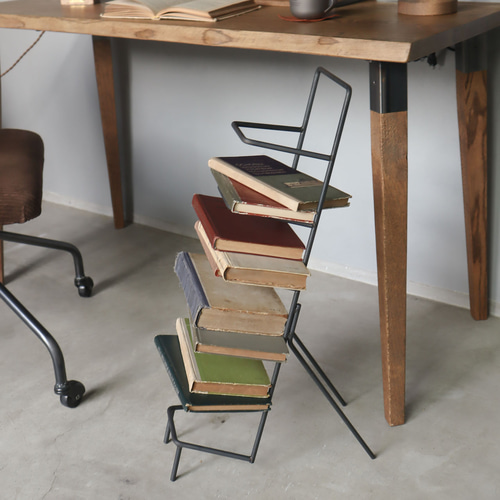 送料無料／[Iron Book Apartment]アイアンブックスタンド 本 ブック
