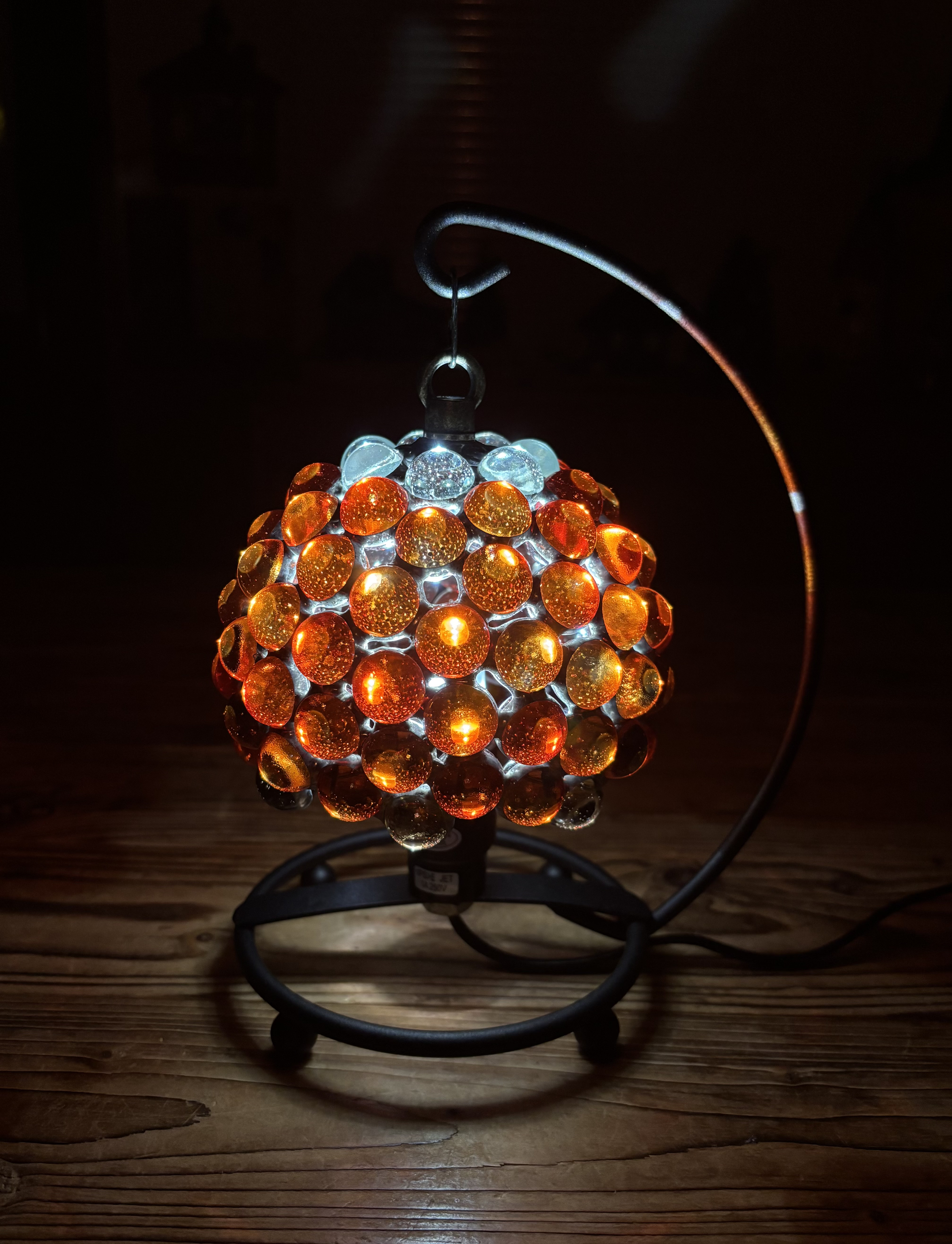 ビー玉のランプ