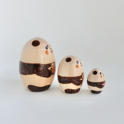 りんごパンダ３人組 6枚目の画像