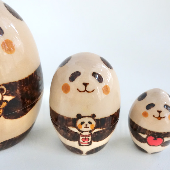 りんごパンダ３人組 11枚目の画像