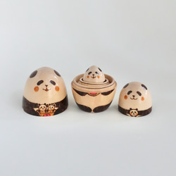 りんごパンダ３人組 4枚目の画像