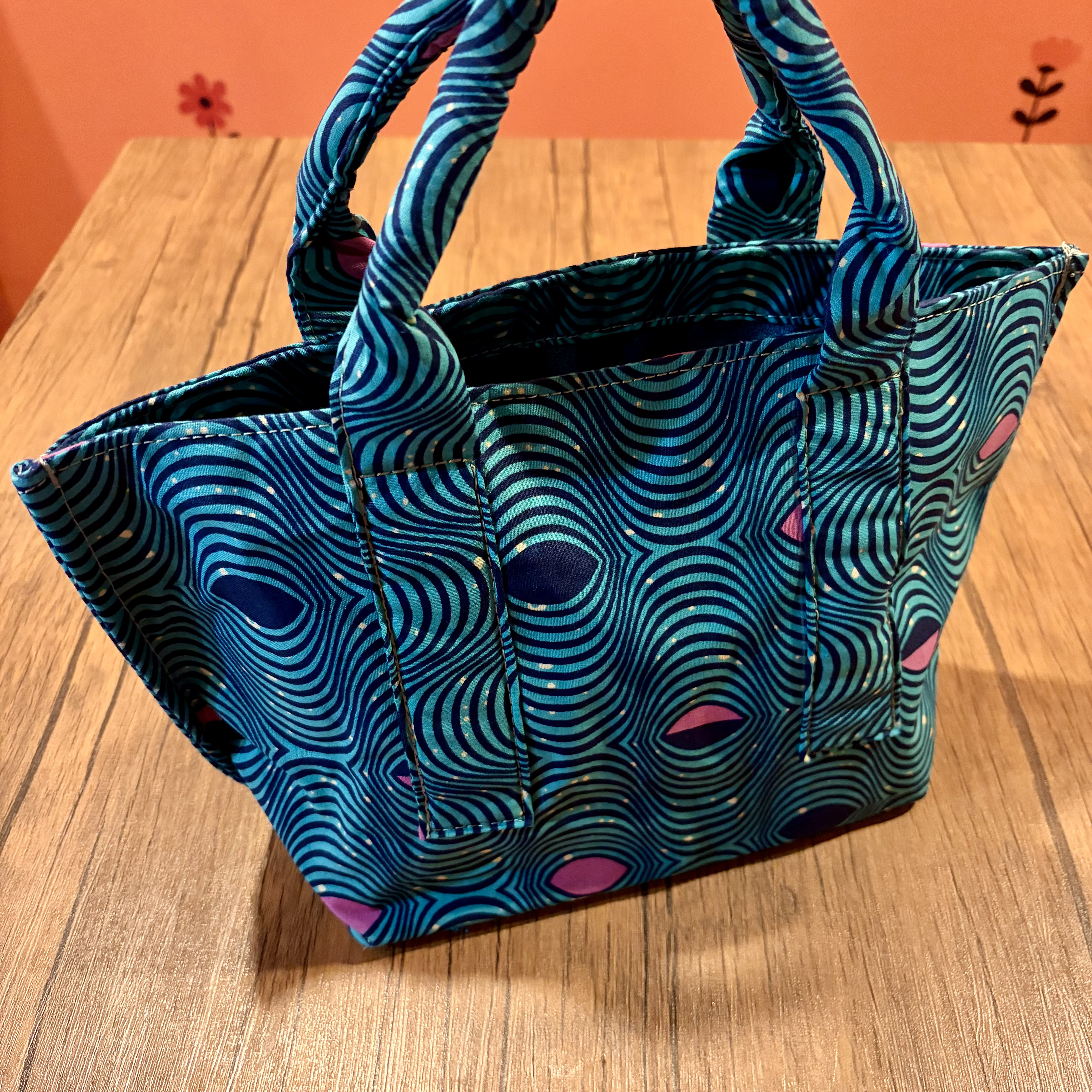 アフリカンファブリック トートバッグ ハンドメイド