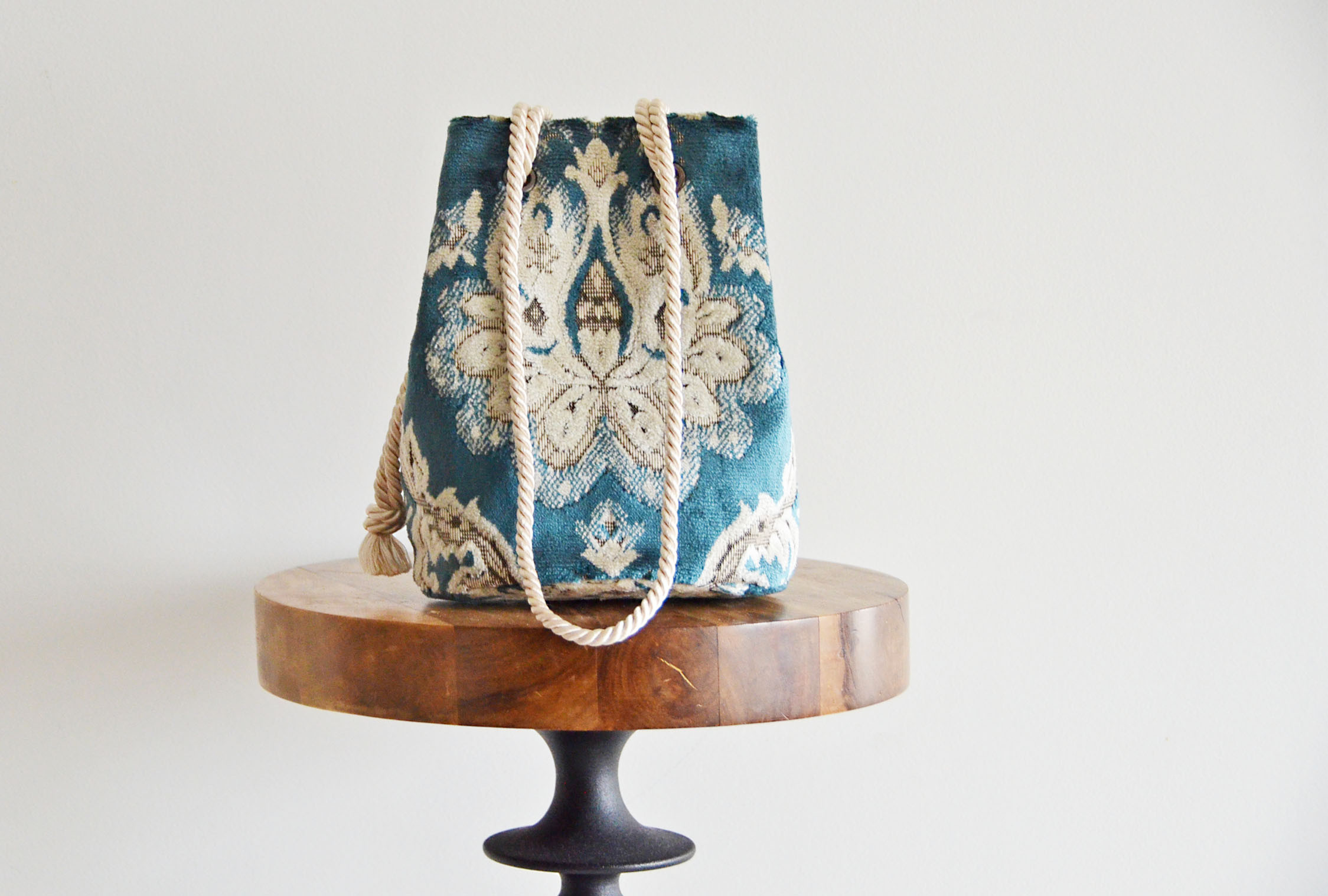 数量限定！ベニス2wayポシェットマリンバッグ ブルー　着物・パーティ・ギフトにも◎