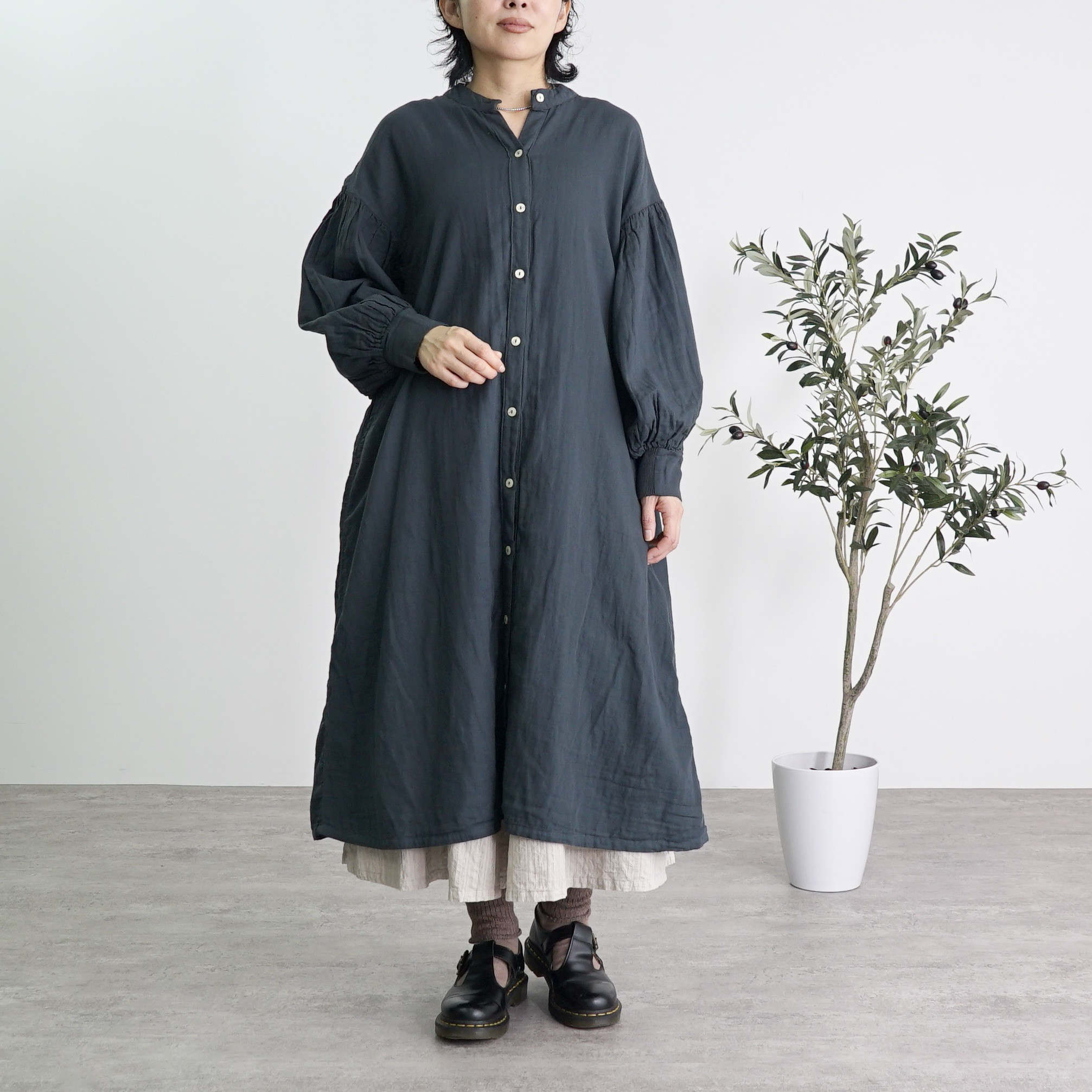 おなかあったかリブ編みレギンス/4カラー/三河産ニット