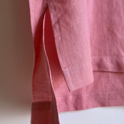 橢領背心 - 粉橘紅 第4張的照片