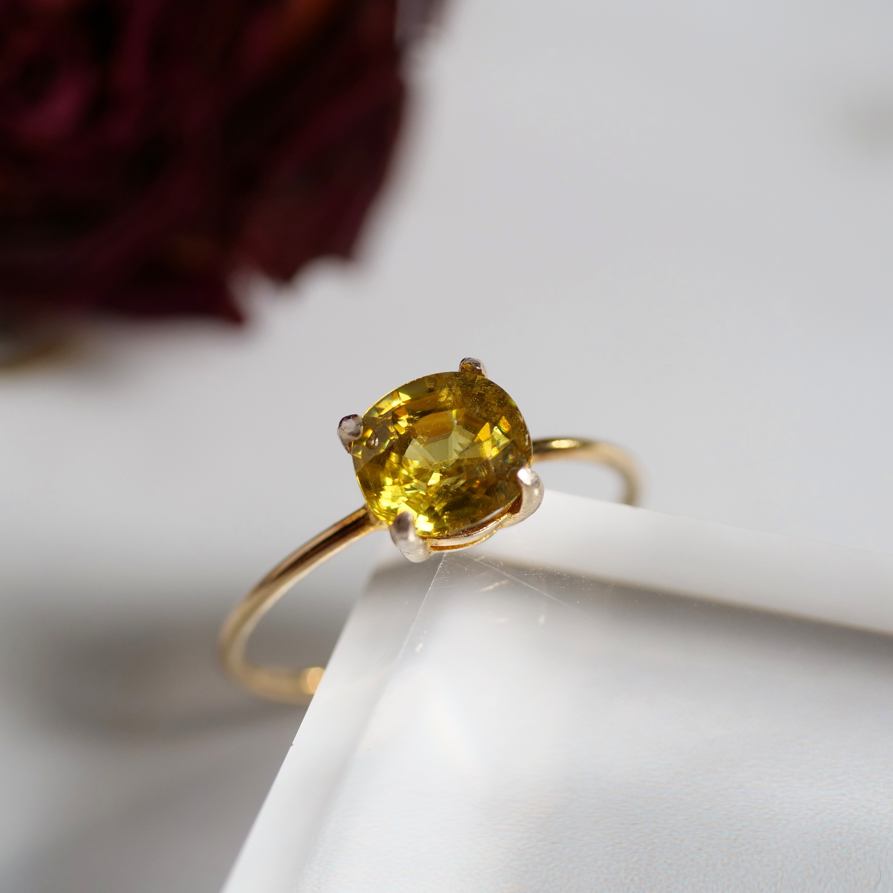 スフェーン　ラウンド　リング