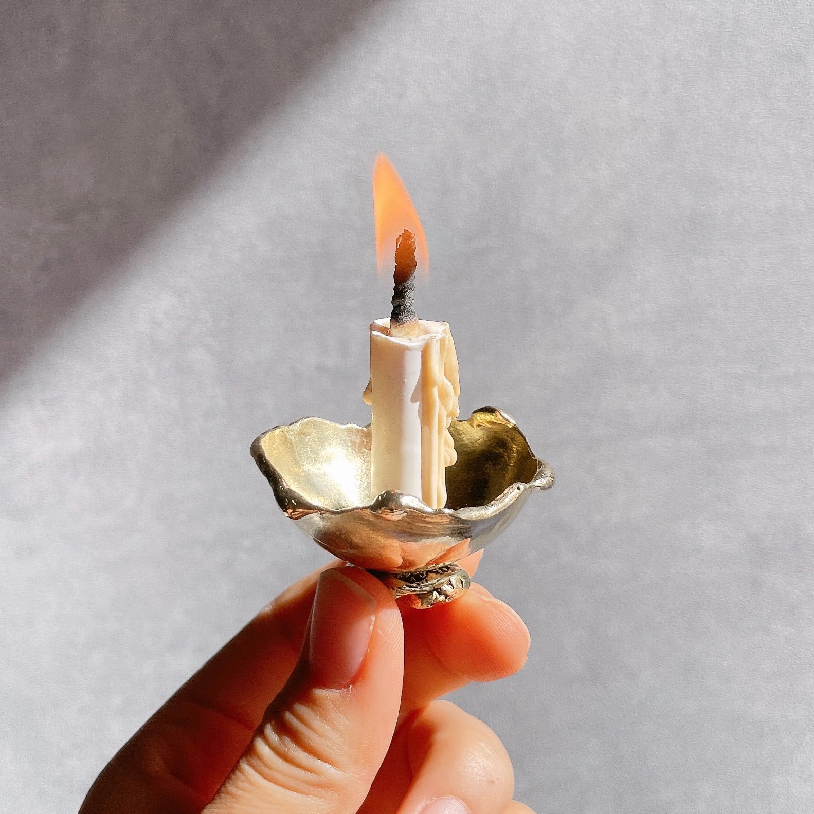 『melt』灯る火をたのしむキャンドルホルダー