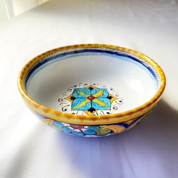 陶器 飾り皿 絵皿 飾り皿 26cm GEO029 マヨリカ焼き イタリア陶器 シチリア 大皿