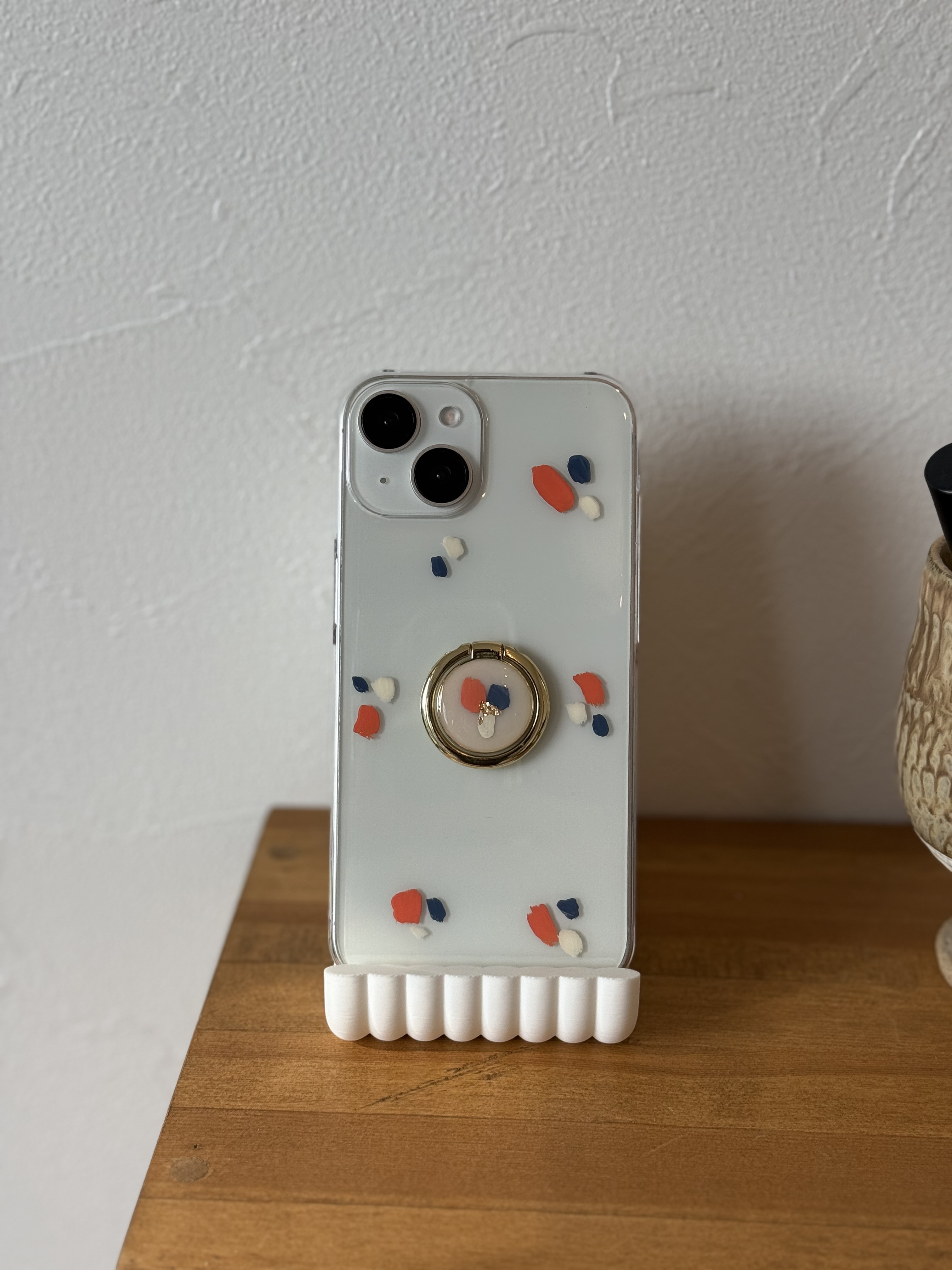 手描きタッチのアートスマホケース｜スマホリング付iPhone・android全機種対応