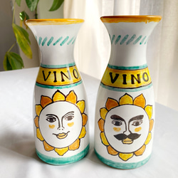 ピッチャー 水差し 14cm 600mL BRC002 マヨリカ焼き イタリア陶器