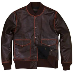 ヤギスエード革・ファスナー付きジャケット Goat Suede Leather Jacket with Zipper ヤギスエード革・ファスナー付きジャケット Goat Suede Leather Jacket