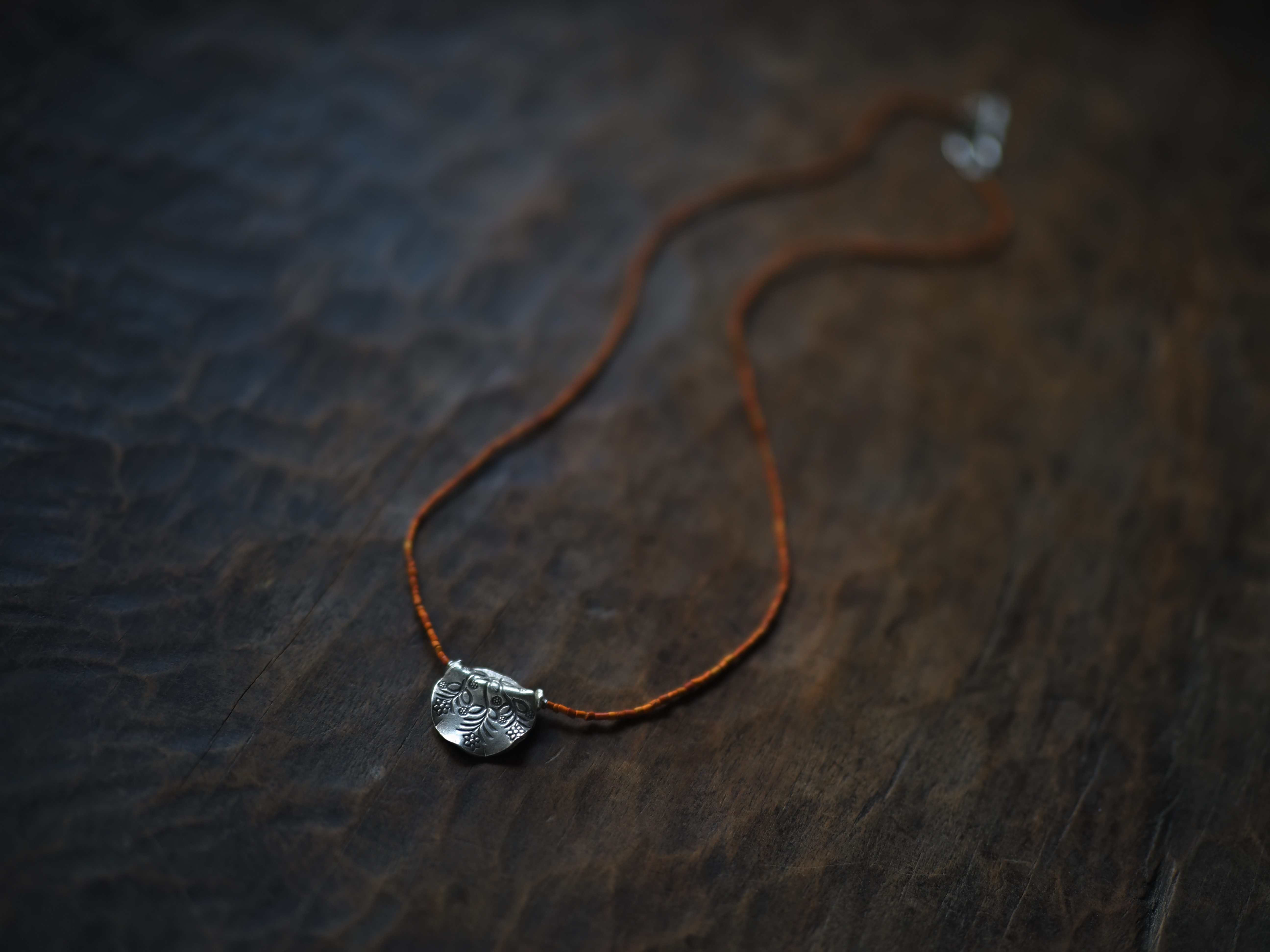 <MTO> -Karensilver- Khmer beads necklace