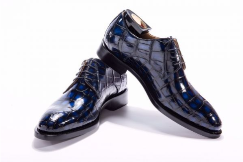 ワニ革 メンズシューズ 紳士靴 スリッポン 皮靴 24~27cm ビジネスシューズ 手染め着色 職人 カジュアルシューズ