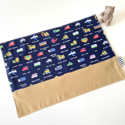 ♬93むむむ。さまオーダー専用☆　ピクセルドットはたらく車　ランチョンマット ♪new♪♡はたらくクルマ☆ランチョンマット♡ ドット絵〜ピクセル