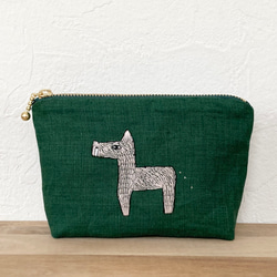 馬 ポーチ のおすすめ人気通販｜Creema(クリーマ) ハンドメイド