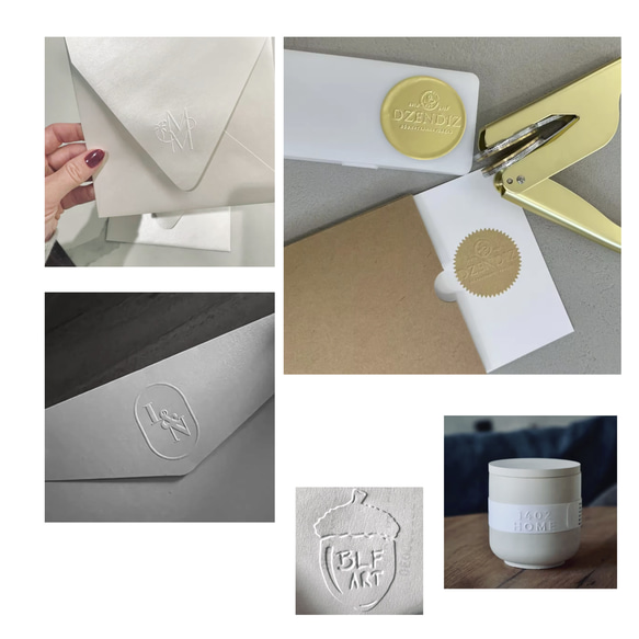 ロゴ入り♡オリジナルエンボッサー 10枚目の画像