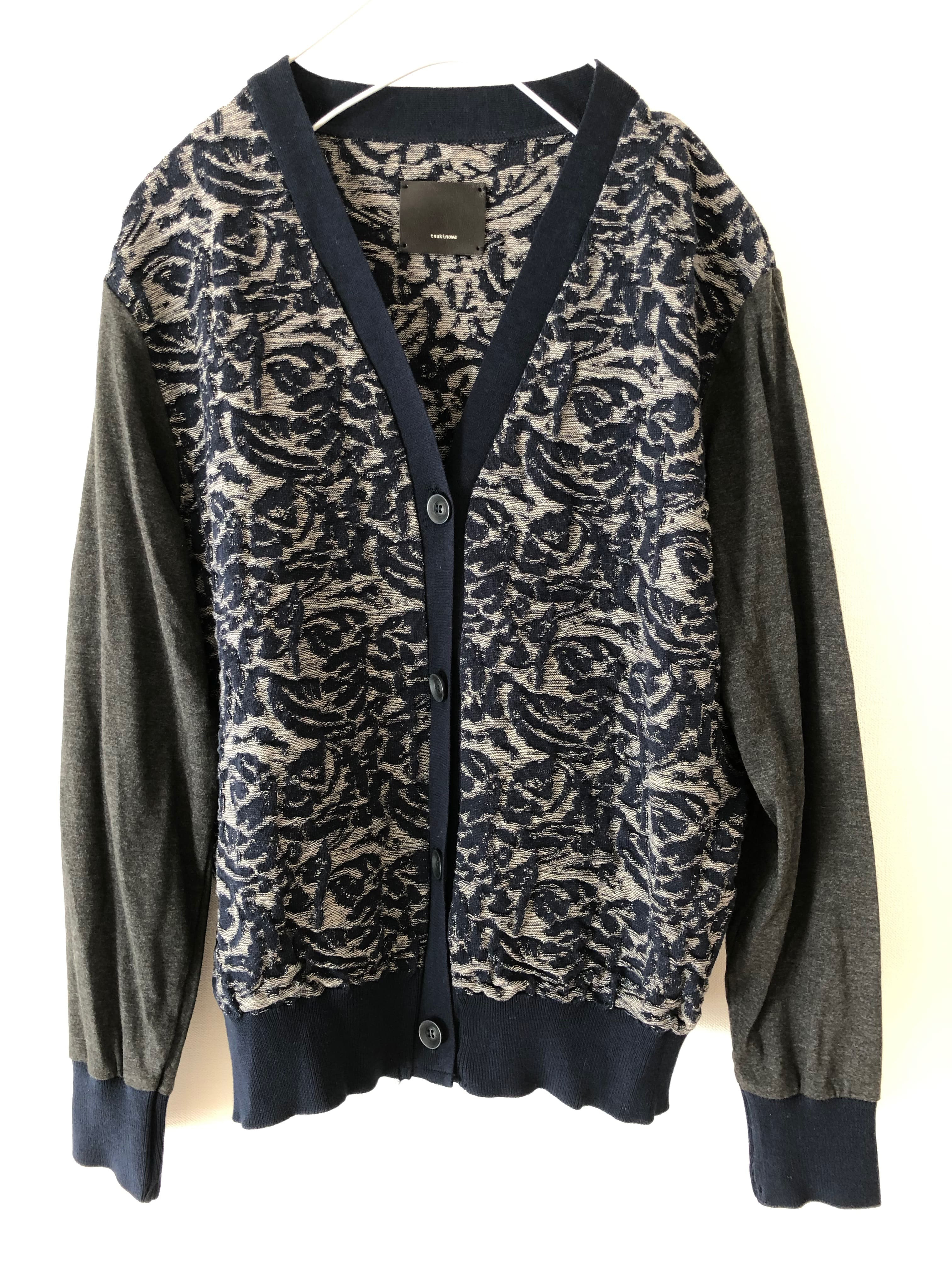 秋冬サンプルセールSALE特価掘り出し物ボタニカルニットカーディガン　TT016