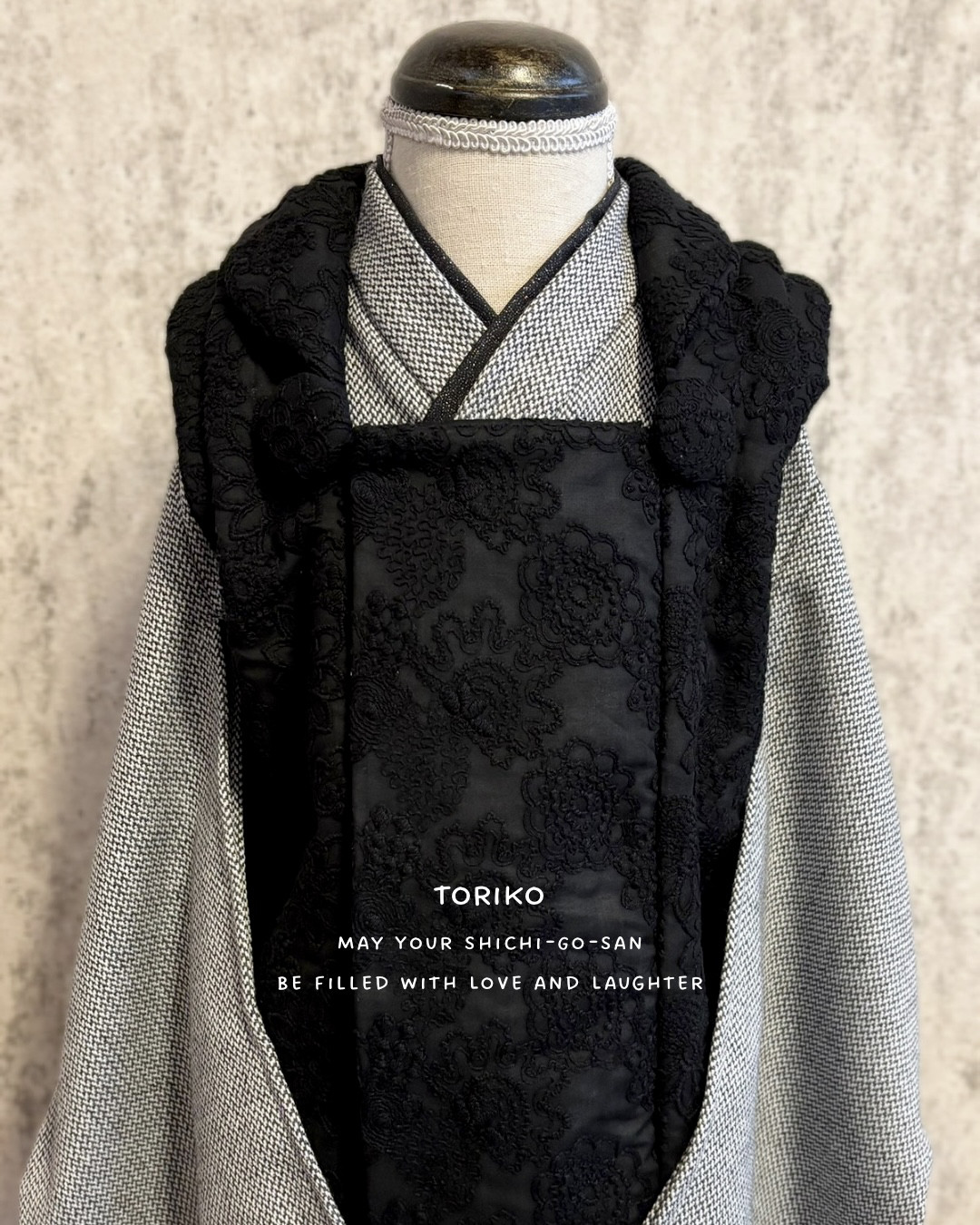 ［ 1点限り即納 ］3歳 七五三 被布 着物 セット 753 正月 ベビー袴 お食い初め 百日祝い 和柄 花柄 千歳飴