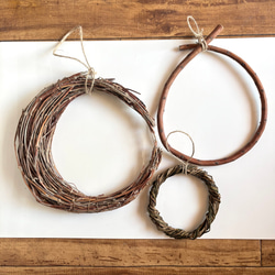 Lサイズ】ユーカリ ミルフィーユ リース ＆ 小さめ スワッグ 2点セット  