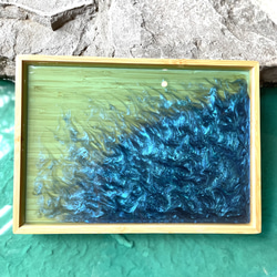 刻craft レジンアートトレー Mサイズ 刻STOCKグレードNo.006 お椀