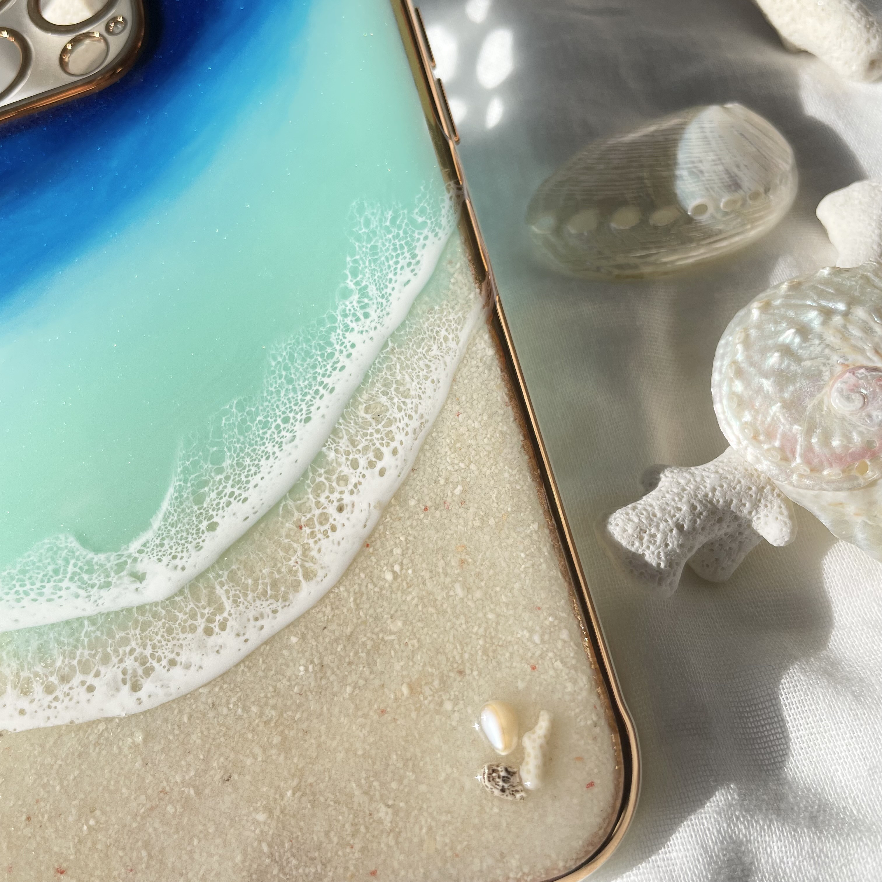 世界にひとつだけの海アートケース　iPhone13promax
