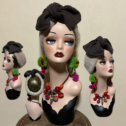 専用ページです インド綿 キャンディスカーフターバンキャップ 髮帶