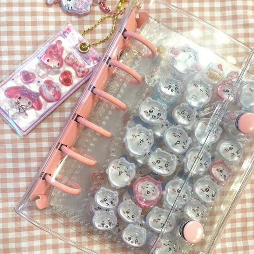 ボンボンドロップシールミニキーホルダー①おすそわけ シール