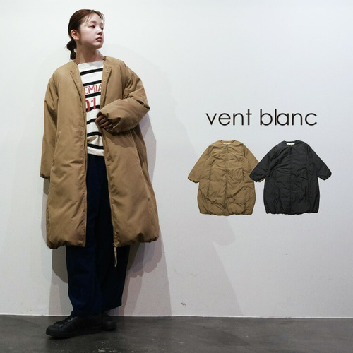 ヴァンブランventblanc ファイバーダウンダッフルコート　完売品　美品 ファイバーダウン コクーンデザインベンチコート VBJ253438 vent blanc