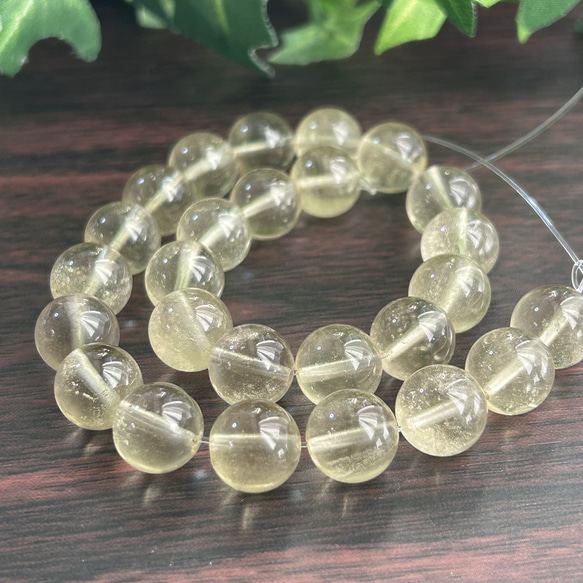 1個売　8mm/9mm/11ｍｍ　良質　リビアングラス　透明感／高発色　しゅわしゅわ　ゴールデンテクタイト【大きさ選択】 9枚目の画像