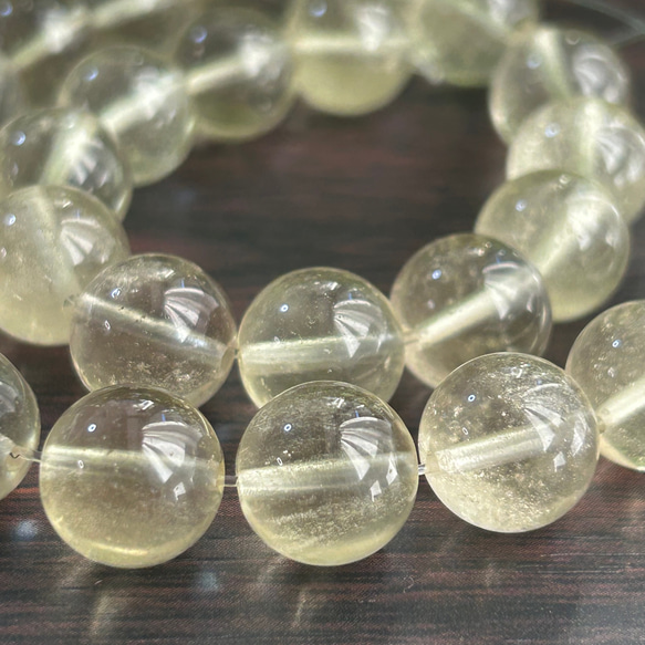 1個売　8mm/9mm/11ｍｍ　良質　リビアングラス　透明感／高発色　しゅわしゅわ　ゴールデンテクタイト【大きさ選択】 11枚目の画像