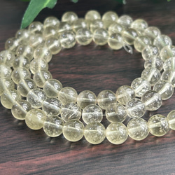 1個売　8mm/9mm/11ｍｍ　良質　リビアングラス　透明感／高発色　しゅわしゅわ　ゴールデンテクタイト【大きさ選択】 3枚目の画像