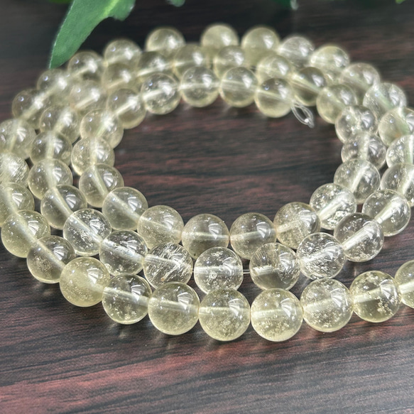 1個売　8mm/9mm/11ｍｍ　良質　リビアングラス　透明感／高発色　しゅわしゅわ　ゴールデンテクタイト【大きさ選択】 3枚目の画像