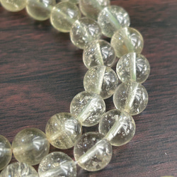 1個売　8mm/9mm/11ｍｍ　良質　リビアングラス　透明感／高発色　しゅわしゅわ　ゴールデンテクタイト【大きさ選択】 4枚目の画像