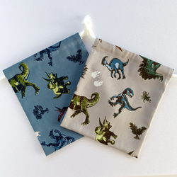 名入れ】ダブルガーゼ☆恐竜刺繍スタイ スタイ・よだれかけ Angel 通販