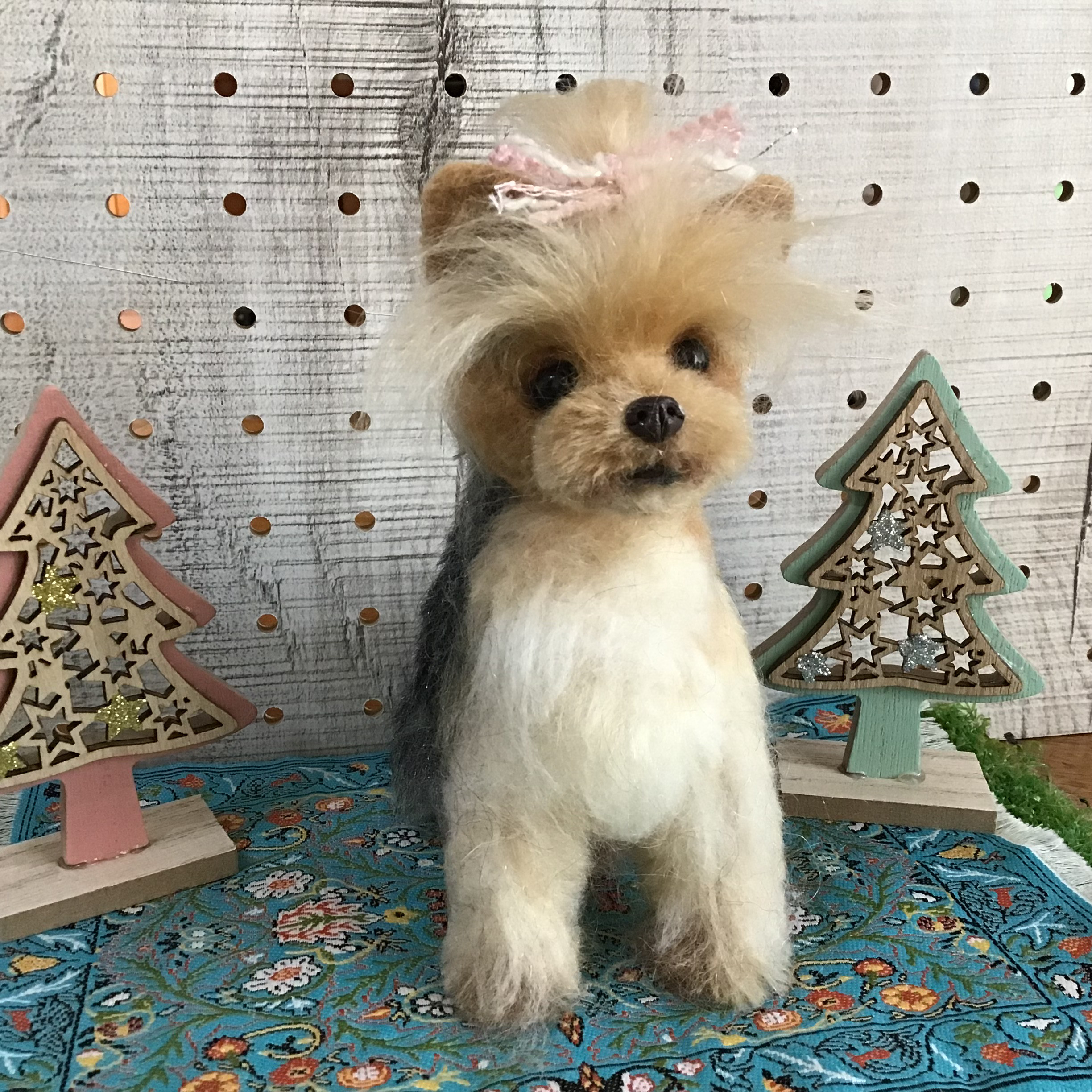 ヨークシャーテリア（お座りポーズ）