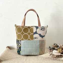 ⚮̈ミナペルホネン jungle relief シプリバッグ 巾着ショルダーバッグ