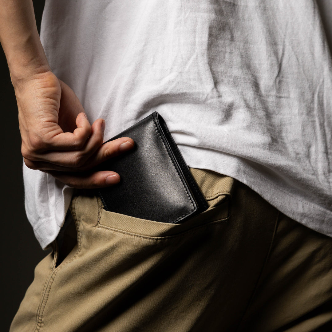 二つ折り財布 本革 メンズ 小銭入れ付き 革財布 栃木レザー 姫路レザー ギフト GLEOLE(グレオール)