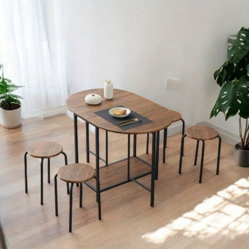 ダイニングテーブルセット テーブル ダイニングテーブル 食卓 5点セット 食卓 ダイニングセット 食卓 4脚 コンパクト
