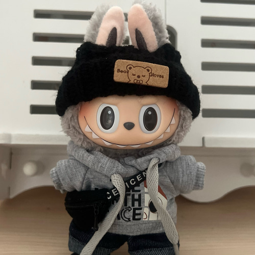 ラブブ服 17cmらぶふ服 着せ替えlabubu洋服 ぬい服 ぬいぐるみ服 5点