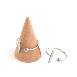 esr17 [2 件裝] 桿球開口環接頭，適用於 14-16 號尺寸，醫用級 316L 不鏽鋼 第2張的照片