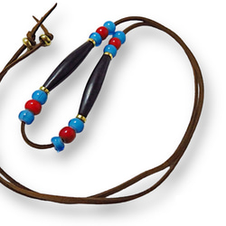 インディアンジュエリー ナバホ族 ビーズ ネックレス ターコイズ