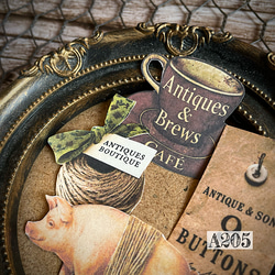 送料無料【P353コラージュ素材】海外紙モノ ジャンクジャーナル