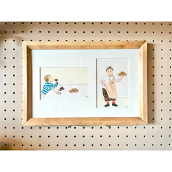 原画 ポストカード「初めまして。〜いや、照れますね…〜」 イラスト