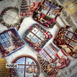 送料無料【P353コラージュ素材】海外紙モノ ジャンクジャーナル