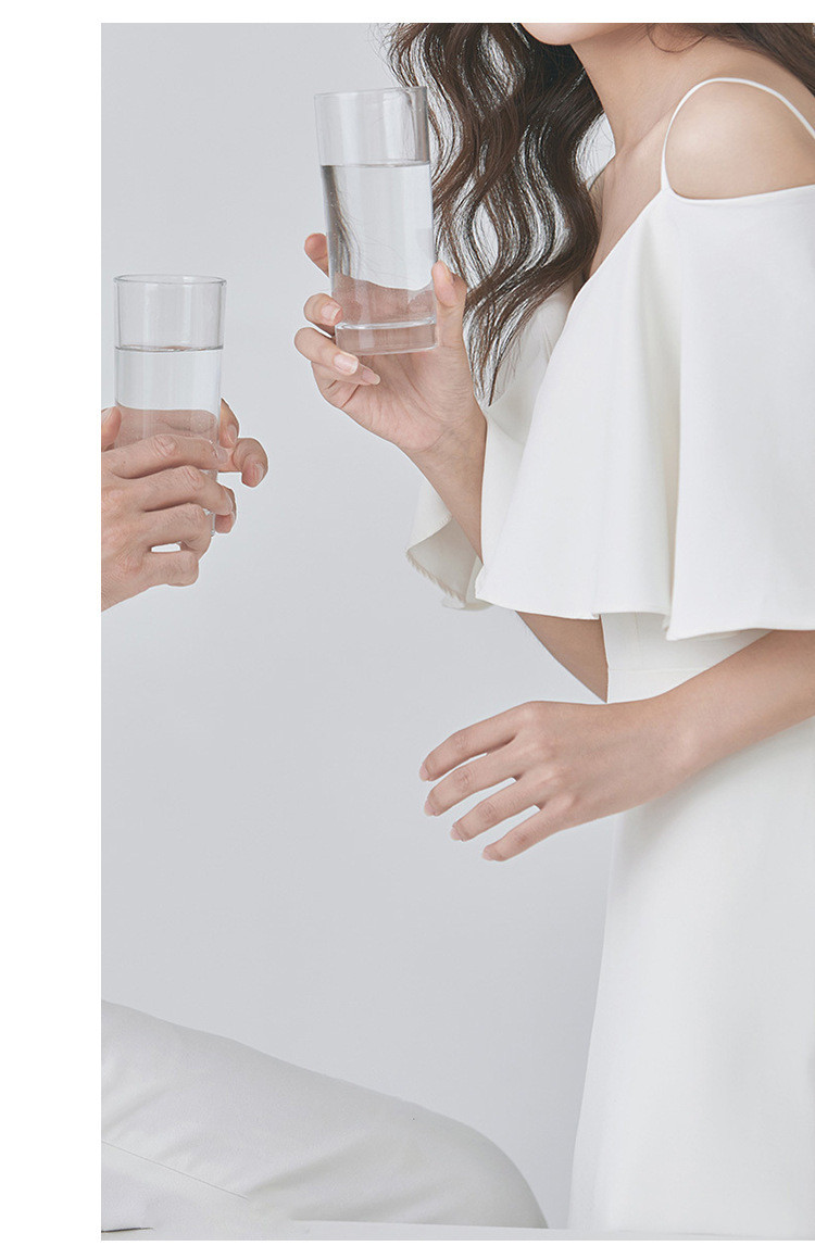 高級感 白黒 Vネック サテン ウェディングドレス シンプル韓国風 花嫁 結婚式 パーティー 二次会 前撮り HL529