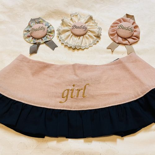 大型犬用 フリフリ フリルスタイ ペット服・アクセサリー ⭐︎buddy