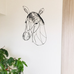 ワイヤーアート ワイヤークラフト 鹿flower マーガレットシカ【受注